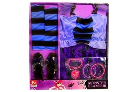 Monster Glamour Utkledningssett for Barn - 4-6år