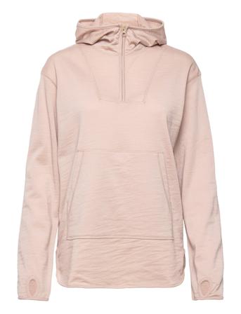 Hood Wool Terry Hoodie Rosa Lindex