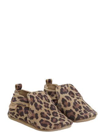 En Fant Slippers Suede Aop - Brown - 22