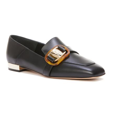 Salvatore Ferragamo, Loafers Zwart, Dames, Maat:37 EU