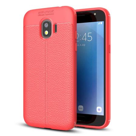 Stilfuldt cover fra AUTO FOCUS til Samsung Galaxy J4 2018 Röd