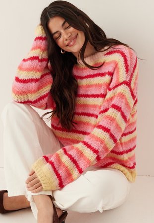 VERO MODA - Vmmaybe Stripe Ls O-neck Pullover