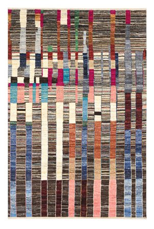 198X295 Tappeto Berber Colourful Moderno (Lana, ) Carpetvista