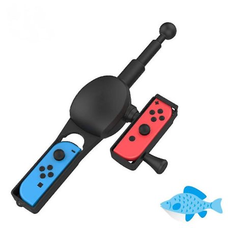 [Ny oppgradering] Fiskestang for Nintendo Switch, fiskespilltilbehør kompatibel med Nintendo Switch Legendary Fishing - Nintendo Switch Ace Angler/
