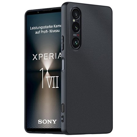 Til Sony Xperia 1 VII Cover PU-læderbelagt PC + TPU Stødsikkert Telefoncover