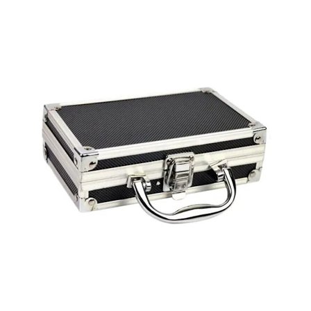 Aluminiumskasse Tilbehør Opbevaringskasse Praktisk Aluminiumskuffert Bærbar Håndtag Lille Til()