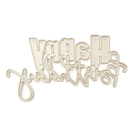 Grattis på födelsedagen Stansar Födelsedag Prägling Skärande Dies för Barn Födelsedagskort Tillverkning DIY Scrapbooking Album Pappershantverk