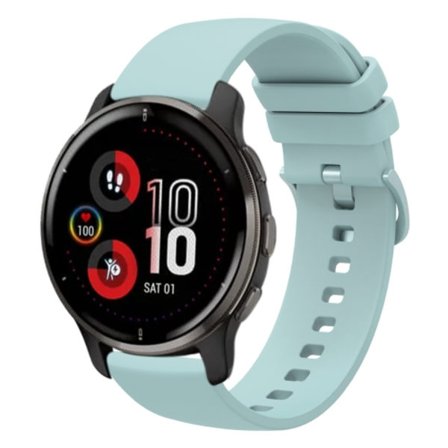 För Garmin Venu 2 Plus 20 mm enfärgad mjukt watch