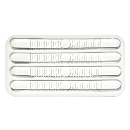 4x Silikoniset Pehmusteet - Läpinäkyvä