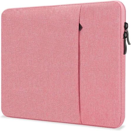 Bærbar taske 15" enkel bærbar lærredstaske Rosa