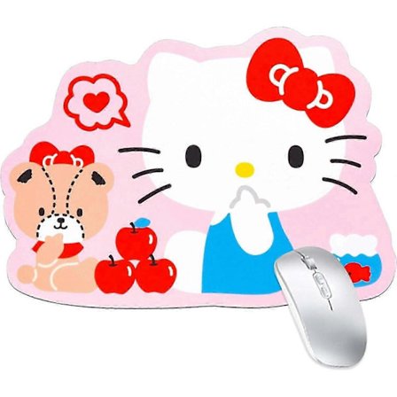 Sød Musemåtte, Anime Musemåtte Kawaii Musemåtte til Kvinder Piger og Børn Computer Laptop Mus - Måtte (H)