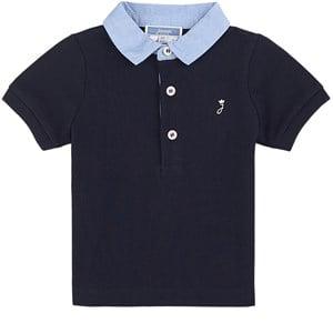 Jacadi Navy Oxford Polo Shirt 18 Months - Tops - 18 months - Navy