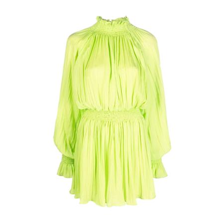 Msgm Kjole Grøn, Dame