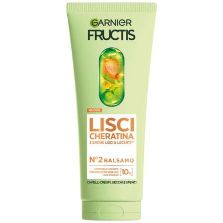 Garnier Fructis Lisci Cheratina Balsamo 200ml - Balsamo Lisciante Capelli