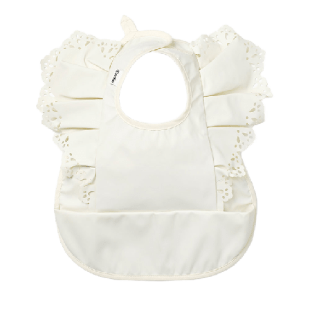 Elodie Details Haklapp Vanilla White Mata & äta Unisex Vit ONESIZE