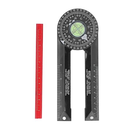 Gjærsag Vinkelmåler Vinkel Finner Laser Skala for Tømrere Rørleggere Byggebransjen