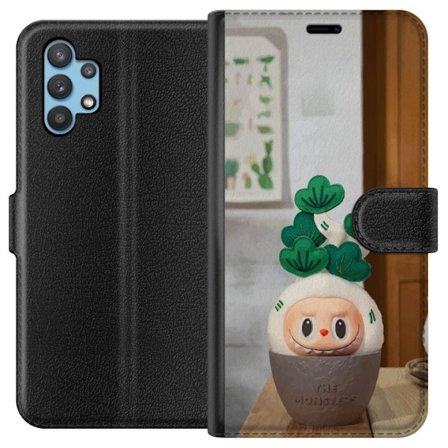 Kompatibelt Plånboksfodral till Samsung Samsung Galaxy A32 5G THE MONSTERS Naughty Plants