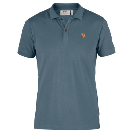 Fjällräven Övik Polo Shirt Men short-sleeved sweaters Blue XXL
