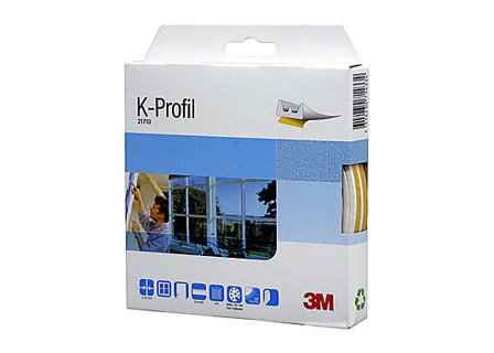 3M Tetningslist K-list hvit 6m