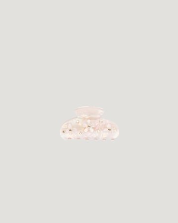 Dark Department Flower & Butterfly Hair Claw Small Beige Accessoires Mädchen - Kids Brand Store