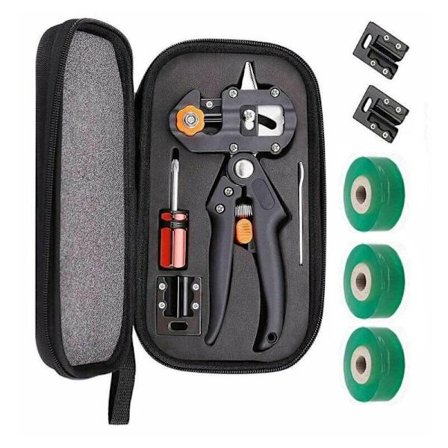 Podeværktøjssæt, bærbart professionelt pode værktøjssæt, taske til planter i hjemmet og haven, grene og frugttræer, havepode værktøj