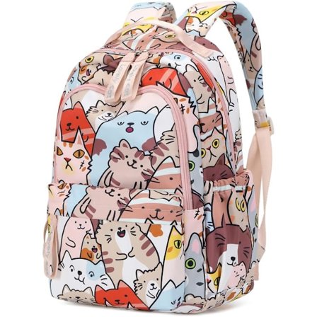 Rygsække til piger Sød kat rygsæk Grundskole rygsæk Studenter skoletaske til piger