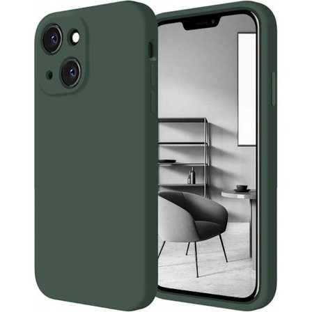 iPhone 15 Kuminen Matt Green Shell Liquid - vihreä