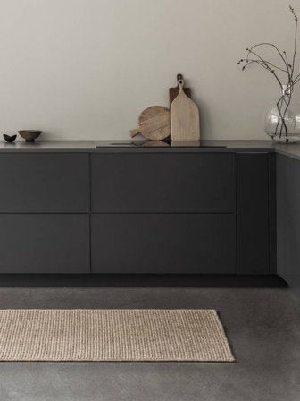 Waschbar Innen-/Outdoor-Teppich Jolin Beige Läufer Klein Oeko-Tex