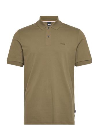 Pallas Polos Short-sleeved Grønn BOSS