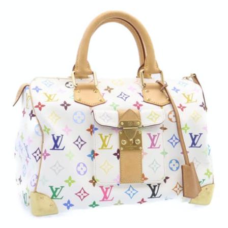 Louis Vuitton Vintage, Pre-owned Speedy Wit, Dames, Maat:ONE Size