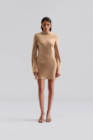 Malina - Cezanne mini dress - 40 - Tan