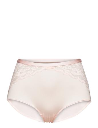Brief Classic High Iris Fashi Lingerie Panties High Waisted Panties Vaaleanpunainen Lindex