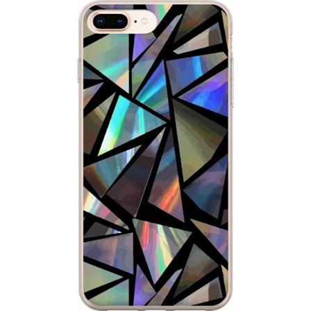 Apple iPhone 8 Plus Genomskinligt Skal 3D Reflektion