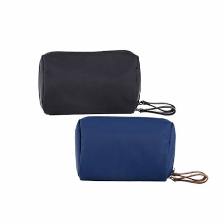 2 st liten resekoppling sminkväska, blå+svart - high quality
