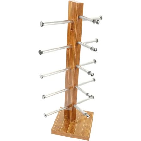 Glasögonställ i trä, glasögonhållare, displayhylla H36,5 cm