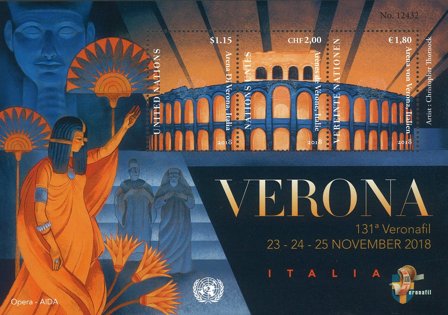 FN - Verona udstillingsudgave - Postfrisk miniark