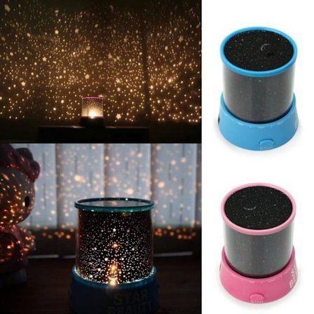 Stjärnhimmel Ljusprojektor Nattlampa LED Nattlampa Julgåva till Barn