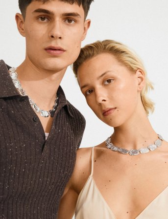 Pilgrim Shift Necklace Silver-Plated - Silver - ONE SIZE