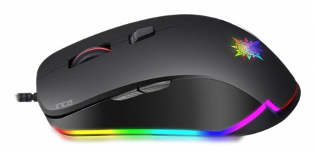 INCASE INCA Gaming Maus IMG-327 4800 DPI. RGB. 6 Tasten. USB. SW retail