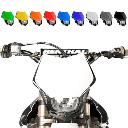 Framlampa Racetech V-Face LED Vit