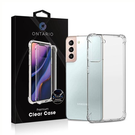 Ontario baksidedeksel for Samsung Galaxy S21+ - PC+TPU, gjennomsiktig