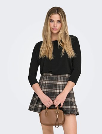 ONLY Onlglamour 3/4 Top Jrs - Black - XS