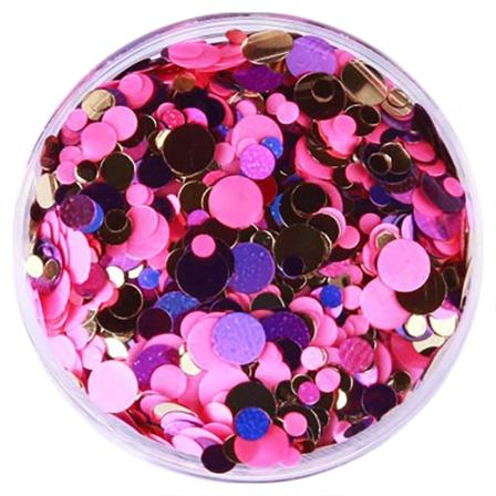 Negleglitter - Mix - Princess - 8ml - Glitter Multicolor