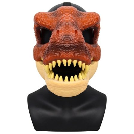 3D Dinosaur Maske Lifelike Raptor Dino Moving Jaw Dinosaur Maske