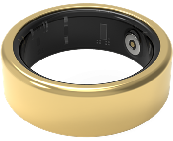 Haale-Ring - Gold 10 - B-vare-Lev og tren smartere med en smart ring. Størrelse: 10-Personal training-Mobil og Smartklokker