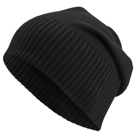 Czarna wiosenna czapka beanie Konrad Kite dla mężczyzn - Czapki typu beanie