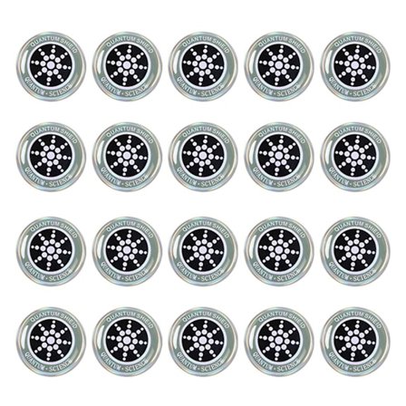 20 stk. EMF-beskyttelsesklistremerke Antistråling mobiltelefonklistremerke for telefon, bærbar PC og all elektronikk - Perfekt