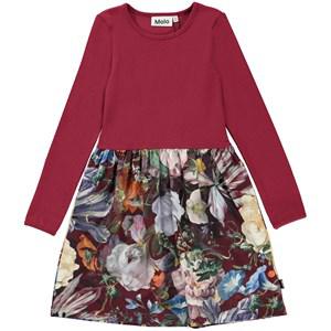 Molo Botanical Canvas Credence GOTS Dress 92/98 cm - Dresses - 92/98 cm - Purple