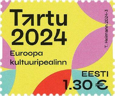Estland - Tartu'24 - Postfrisk frimærke