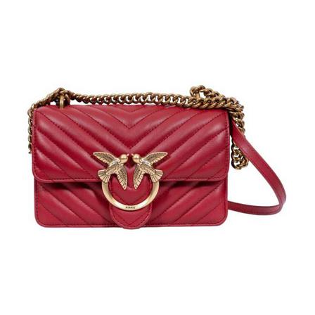 Pinko, Cross Body Bags Rood, Dames, Maat:ONE Size